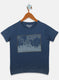 Boys Blue Printed T-Shirts