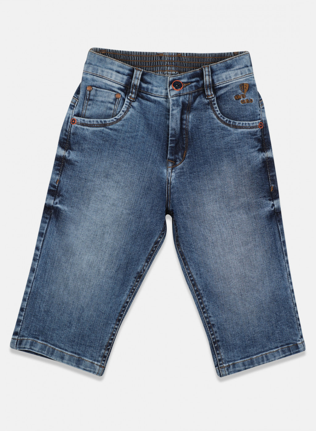 Boys Blue Normal Wash Capri
