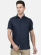 Mens NAvy Blue Solid Shirts