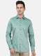 Mens Green Printed Shirt