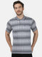 Mens NAvy Blue Stripe T-Shirt