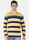 Men Yellow Stripe T-Shirt