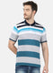 Mens Blue Stripe T-Shirt