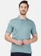 Mens Blue Plain T-Shirt