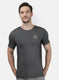 Rock.it Men Grey Plain T-Shirt