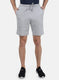 Mens Grey Plain Bermuda