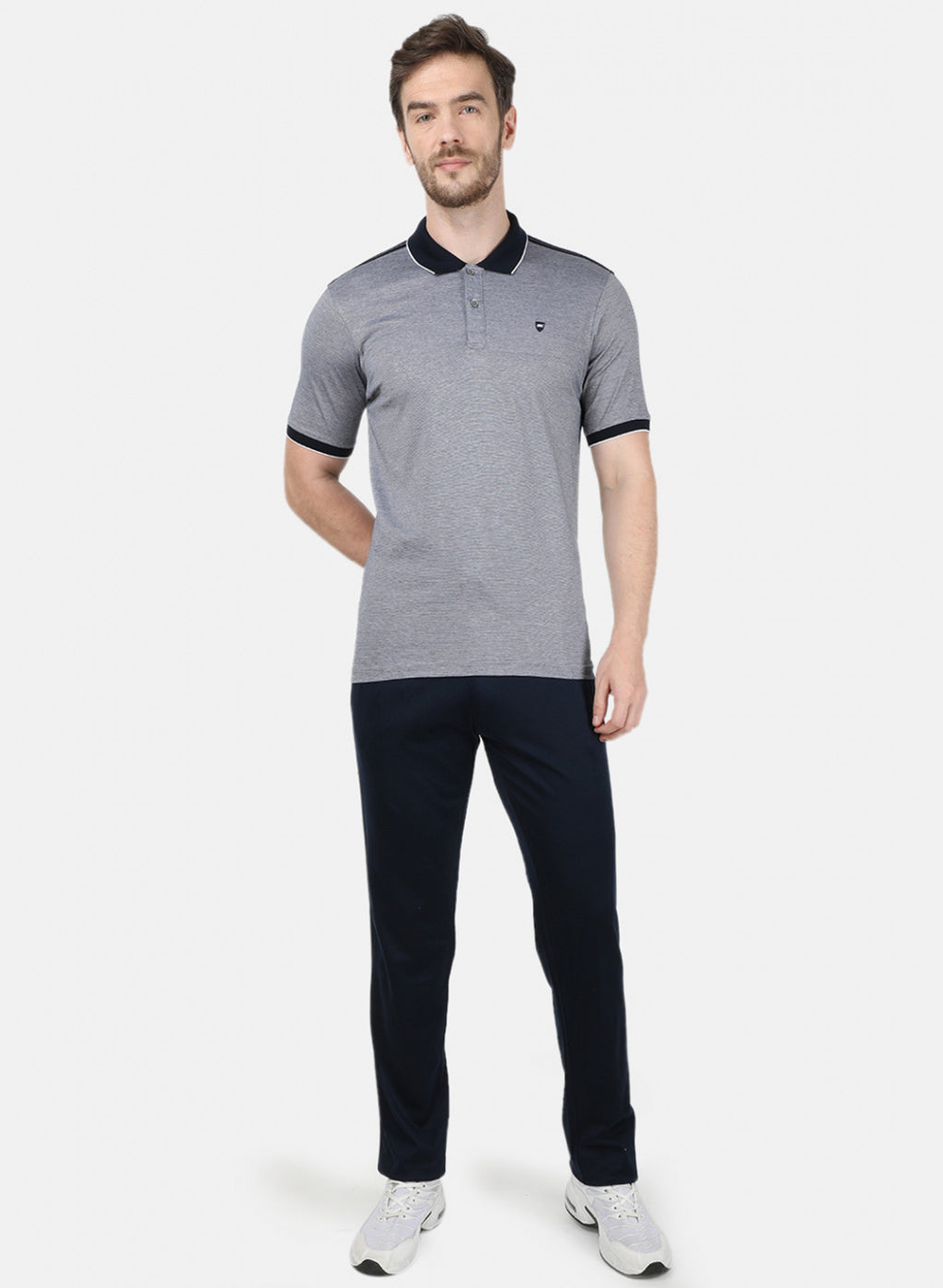 Mens NAvy Blue Stripe Lower Set