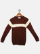 Oswal Brown Boys Pullover