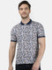 Mens Multi Color Printed Collar T-Shirts