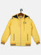 Boys Gold Solid Jacket