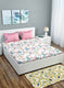 Multi Color 128-68 TC Bedsheet with 2 Pillow Covers
