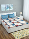 Multi Color 128/68 TC Bedsheet with 2 Pillow Covers