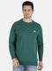 Men Green Solid Pullover