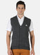 Men Grey Solid Cardigan
