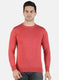 Men Red Solid Pullover