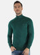Men Green Solid Pullover