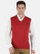 Men Orange Solid Sweater