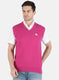 Men Pink Solid Sweater