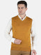 Men Yellow Solid Sweater
