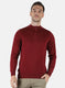 Men Maroon Solid Pullover