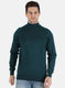 Men Green Solid Pullover