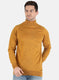 Men Yellow Solid Pullover