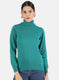 Women Green Solid Top