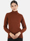 Women Brown Solid Top