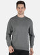 Men Grey Solid Pullover