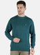 Men Green Solid Pullover