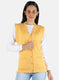 Women Yellow Solid Cardigan