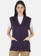 Women Purple Solid Cardigan