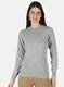Women Grey Solid Top