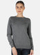 Women Grey Solid Top