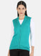 Women Green Solid Cardigan