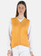 Women Yellow Solid Cardigan