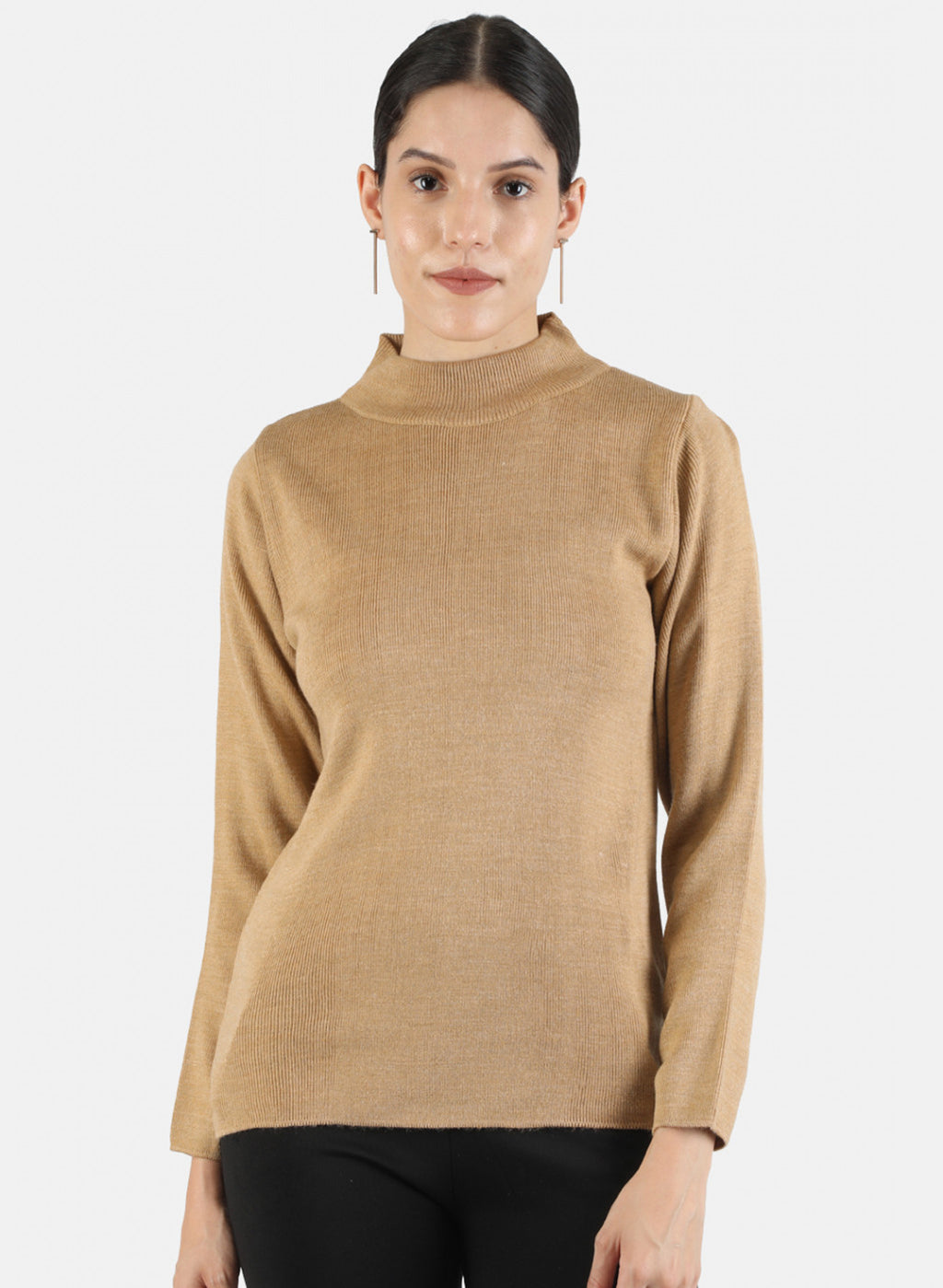 Women Brown Solid Sceavy
