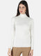 Women White Solid Sceavy