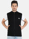 Men Black Self Design Pullover