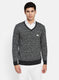 Men Grey Solid Pullover