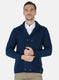 Men Blue Self Design Cardigan