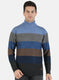 Men Multi Color Self Pullover
