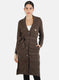 Women Brown Solid Cardigan