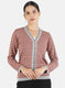 Women Grey Self Cardigan
