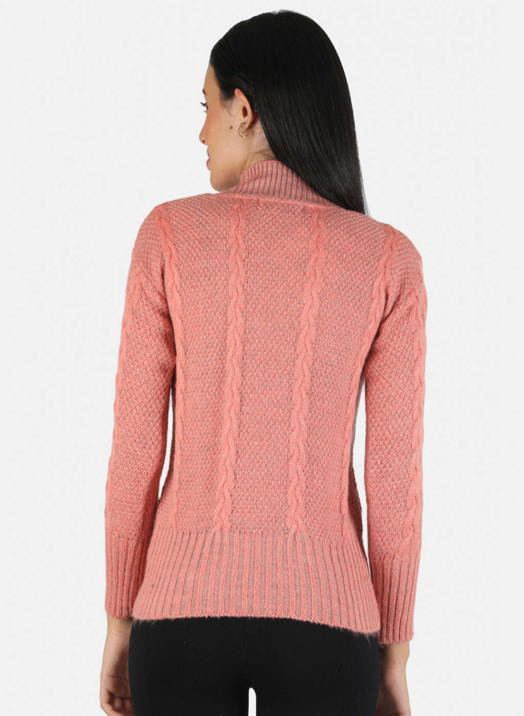 Women Pink Self Design Top