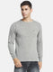 Men Grey Solid Pullover