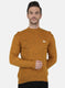 Men Yellow Solid Pullover