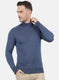 Men Grey Solid Pullover