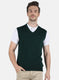 Men Green Solid Sweater