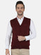 Men Purple Solid Cardigan